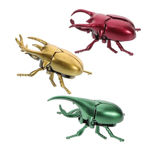 ZUNOXAZ 3 Stück Realistisches Aufzieh Insekt Gold Grün Rot Lebensechte Insektenfiguren für Kreative Wind up Modelle für Schule Outdoor April Fools Halloween Spaß ZUNOXAZ 3 Stück Realistisches Aufzieh Insekt Gold Grün Rot Lebensechte Insektenfiguren für Kreative Wind up Modelle für Schule Outdoor April Fools Halloween Spaß von ZUNOXAZ