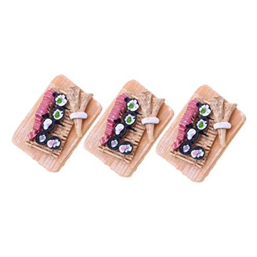 ZUNOXAZ 3 Stück Sushi -Requisiten Winzige Essensspielzeuge Miniaturen, Figuren, Essen Winzige Lebensmittelornamente Mini-hausnahrungsverzierung Simulation Von Essensrequisiten Harz ZUNOXAZ 3 Stück Sushi -Requisiten Winzige Essensspielzeuge Miniaturen, Figuren, Essen Winzige Lebensmittelornamente Mini-hausnahrungsverzierung Simulation Von Essensrequisiten Harz von ZUNOXAZ