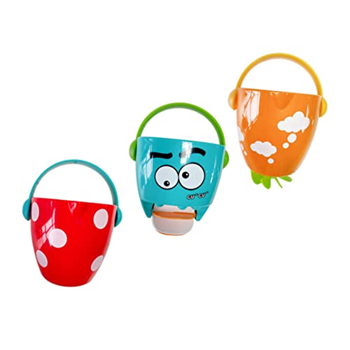 ZUNOXAZ 3 Stück Teiliges Badespielzeug aus Kleiner Sprüh Eimer mit Süßem Cartoon Design Sicheres Langlebiges Badewannenspielzeug für Junge Mädchen Fingerfertigkeitstraining ZUNOXAZ 3 Stück Teiliges Badespielzeug aus Kleiner Sprüh Eimer mit Süßem Cartoon Design Sicheres Langlebiges Badewannenspielzeug für Junge Mädchen Fingerfertigkeitstraining von ZUNOXAZ