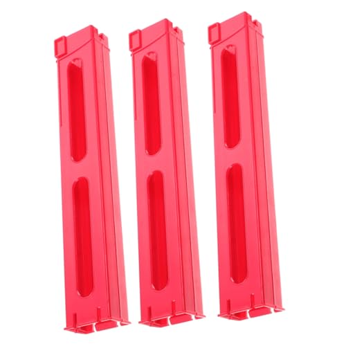 ZUNOXAZ 3 Stück Teiliges Domino Zug Zubehör Leichte Domino Clips in Zufälligen Farben Spielerische Verteilung der Dominosteine Geeignet für Kindergarten und Party Fördert Zufällige Farbe von ZUNOXAZ