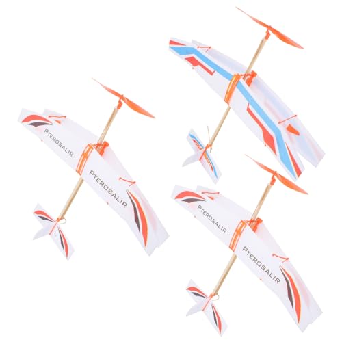 ZUNOXAZ 3 Stück Teiliges Outdoor Wurfgleiter Gummibandbetriebenes Flugzeug DIY Segelflugzeug für Jungen Mädchen Geschicklichkeit und Naturerlebnis Zufällige Farbe Zufällige Farbe ZUNOXAZ 3 Stück Teiliges Outdoor Wurfgleiter Gummibandbetriebenes Flugzeug DIY Segelflugzeug für Jungen Mädchen Geschicklichkeit und Naturerlebnis Zufällige Farbe Zufällige Farbe von ZUNOXAZ