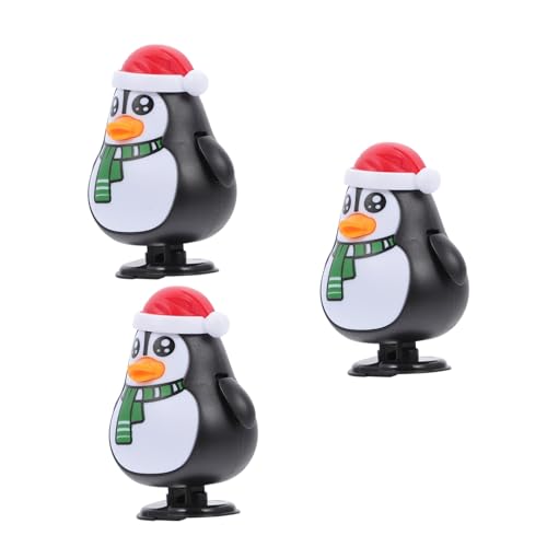 ZUNOXAZ 3 Stück Teiliges Weihnachts Aufziehspielzeug Niedlichem Pinguin Motiv Sicher Langlebig Fördert Hand Auge Koordination als für Weihnachtsfeiern ZUNOXAZ 3 Stück Teiliges Weihnachts Aufziehspielzeug Niedlichem Pinguin Motiv Sicher Langlebig Fördert Hand Auge Koordination als für Weihnachtsfeiern von ZUNOXAZ