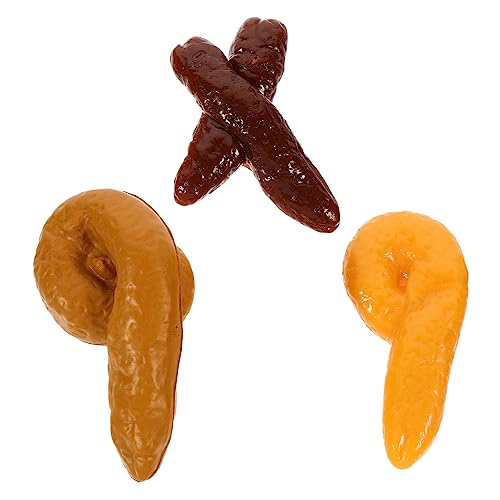 ZUNOXAZ 3 Stück simuliertes Fäkalienspielzeug Stuhlmodell gefälscht Poop- KOT-Streich- Streich Hocker Faux hocker Modell simuliertes Kotmodell Plastik ZUNOXAZ 3 Stück simuliertes Fäkalienspielzeug Stuhlmodell gefälscht Poop- KOT-Streich- Streich Hocker Faux hocker Modell simuliertes Kotmodell Plastik von ZUNOXAZ