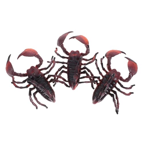 ZUNOXAZ 3 Stücke Teiliges Modell Realistisches Insektenspielzeug aus Sicherem Material Pädagogische Tierfiguren für Interaktives Lernspielzeug zur Naturerkundung und Gartendekoration von ZUNOXAZ