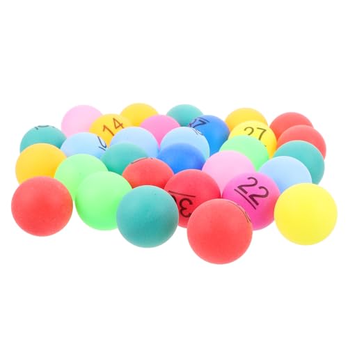 ZUNOXAZ 30 Stück Lotterieball Bunte Pong-Bälle Bingokugel Hohle Lottokugel Ersatz für Bingokugeln - Glücksbälle Lottoziehungskugeln Verkaufsautomatenkugeln Preisbälle pp ZUNOXAZ 30 Stück Lotterieball Bunte Pong-Bälle Bingokugel Hohle Lottokugel Ersatz für Bingokugeln - Glücksbälle Lottoziehungskugeln Verkaufsautomatenkugeln Preisbälle pp von ZUNOXAZ
