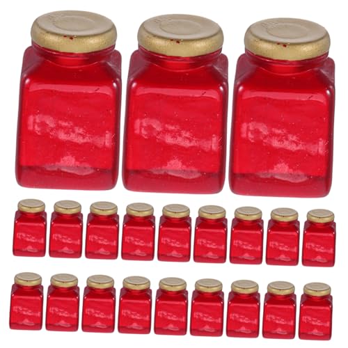ZUNOXAZ 30 Stück Miniatur Glasgefäßen für Marmelade Tragbare und Detailreiche Puppenhaus Küchenaccessoires für Dekoration und Fotografie ZUNOXAZ 30 Stück Miniatur Glasgefäßen für Marmelade Tragbare und Detailreiche Puppenhaus Küchenaccessoires für Dekoration und Fotografie von ZUNOXAZ