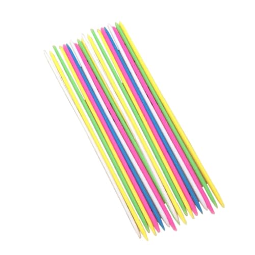 ZUNOXAZ 30 Stück Teiliges Buntes Pick Up Sticks Klassisches Eltern Junge Mädchen Spiel Fördert Feinmotorik und Kreativität Geeignet für Drinnen und Draußen für Familien und Jeden Alters von ZUNOXAZ