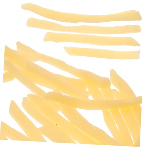 ZUNOXAZ 30 Stück Teiliges Künstliches Pommes Frites Modell aus Umweltfreundlichem PVC Lebensechte Dekoration für Party und Küchen Deko Realistisches Fake Food ZUNOXAZ 30 Stück Teiliges Künstliches Pommes Frites Modell aus Umweltfreundlichem PVC Lebensechte Dekoration für Party und Küchen Deko Realistisches Fake Food von ZUNOXAZ