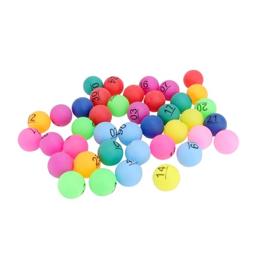 ZUNOXAZ 30 Stück Teiliges Nummerierte Tombola Bälle Bunte Pingpongkugeln für Bingo Party Requisiten Langlebiges Material für Verlosungen und Event Spiele ZUNOXAZ 30 Stück Teiliges Nummerierte Tombola Bälle Bunte Pingpongkugeln für Bingo Party Requisiten Langlebiges Material für Verlosungen und Event Spiele von ZUNOXAZ