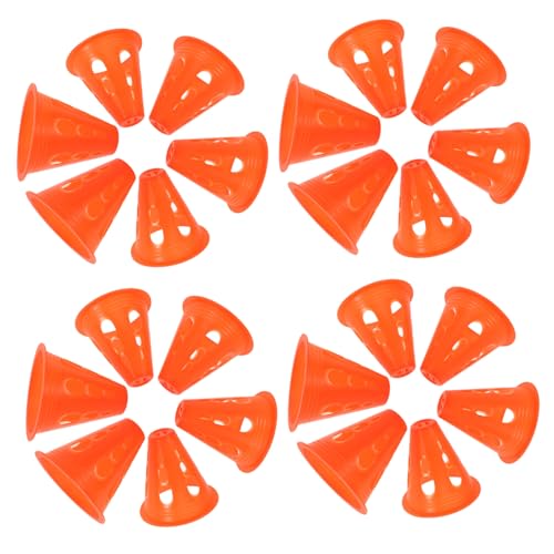ZUNOXAZ 30 Stück Teiliges Trainingskegel Kunststoff Windfeste Halbhart Bunte Markierungshütchen für Rollschuh Inline Skate übungen Kompakt Stapelbar Robust für Sport Agility Training ZUNOXAZ 30 Stück Teiliges Trainingskegel Kunststoff Windfeste Halbhart Bunte Markierungshütchen für Rollschuh Inline Skate übungen Kompakt Stapelbar Robust für Sport Agility Training von ZUNOXAZ