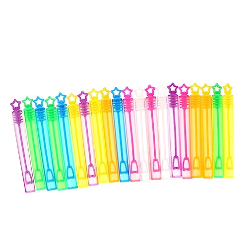 ZUNOXAZ 30Stücke Bunte Pack Bubble Zauberstäbe für Nachfüllbare Seifenblasen Rohlinge mit Sternförmigem Deckel für Partys Feiern und Outdoor Aktivitäten Sicherer ZUNOXAZ 30Stücke Bunte Pack Bubble Zauberstäbe für Nachfüllbare Seifenblasen Rohlinge mit Sternförmigem Deckel für Partys Feiern und Outdoor Aktivitäten Sicherer von ZUNOXAZ