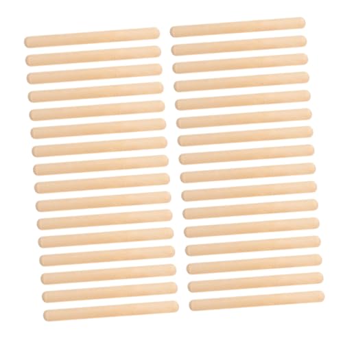 ZUNOXAZ 32 Stück Teiliges Rhythmus Sticks aus Holz Langlebig und Farbenfroh für Musikalische Früherziehung und Kreative Entwicklung von Anfängern Vielseitig für Percussion Instrumente und von ZUNOXAZ