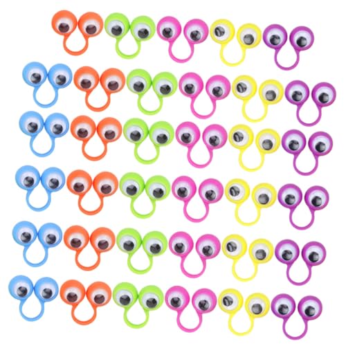 ZUNOXAZ 36 Stück Augen Fingerpuppen Ringe Lustige Augenring Spielzeuge für Rollenspiele Geschichtenerzählen und Kreative Spiele Zufällige Farbe ZUNOXAZ 36 Stück Augen Fingerpuppen Ringe Lustige Augenring Spielzeuge für Rollenspiele Geschichtenerzählen und Kreative Spiele Zufällige Farbe von ZUNOXAZ