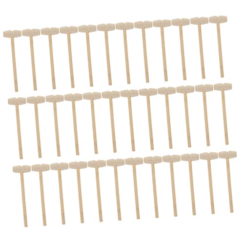 ZUNOXAZ 36 Stück Teiliges Holzhammer Natürlicher Mini Holzklöppel mit Glatter Oberfläche Sicher und Robust Fördert und Hand Auge Koordination für Interaktives ZUNOXAZ 36 Stück Teiliges Holzhammer Natürlicher Mini Holzklöppel mit Glatter Oberfläche Sicher und Robust Fördert und Hand Auge Koordination für Interaktives von ZUNOXAZ