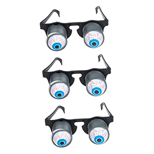 ZUNOXAZ 3Stücke Halloween Augapfelbrille Lustige Party Brille für Grusel Events und Maskeraden Handwerkskunst für Schaurige für Jungen und Mädchen ZUNOXAZ 3Stücke Halloween Augapfelbrille Lustige Party Brille für Grusel Events und Maskeraden Handwerkskunst für Schaurige für Jungen und Mädchen von ZUNOXAZ