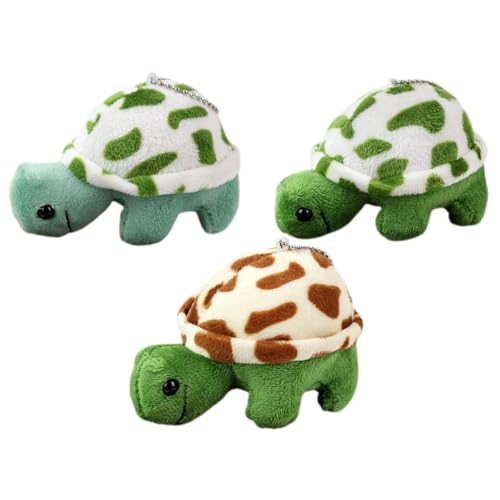 ZUNOXAZ 3Stücke Plüschschildkröten Schlüsselanhänger Weiche Stofftier Anhänger für Rucksäcke Taschen und Schlüssel Süße Deko ZUNOXAZ 3Stücke Plüschschildkröten Schlüsselanhänger Weiche Stofftier Anhänger für Rucksäcke Taschen und Schlüssel Süße Deko von ZUNOXAZ