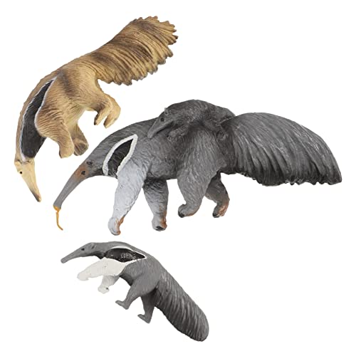 ZUNOXAZ 3Stücke Teiliges Wildtier Spielzeugset Realistisches Ameisenbär Modell für Exquisite Figuren für Kreative Dekoration und Spielerisches Lernen ZUNOXAZ 3Stücke Teiliges Wildtier Spielzeugset Realistisches Ameisenbär Modell für Exquisite Figuren für Kreative Dekoration und Spielerisches Lernen von ZUNOXAZ