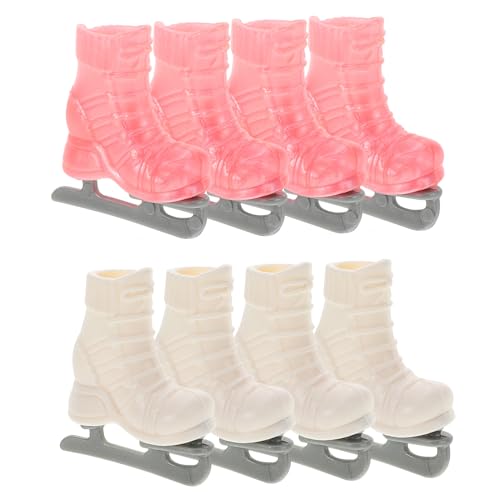 ZUNOXAZ 4 Paare Mini Rollschuhe für Puppen Langlebige Plastik Rollschuhe Dekoratives Puppenzubehör Vielseitige Miniatur für Puppenhaus und DIY Süße Puppen ZUNOXAZ 4 Paare Mini Rollschuhe für Puppen Langlebige Plastik Rollschuhe Dekoratives Puppenzubehör Vielseitige Miniatur für Puppenhaus und DIY Süße Puppen von ZUNOXAZ