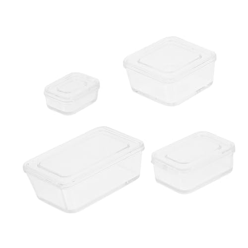 ZUNOXAZ 4 Stück Aufbewahrungsboxen für Puppenhaus Teiliges Transparente Boxen für Dekoration für Kreative Modelle Platzsparend und Praktisch ZUNOXAZ 4 Stück Aufbewahrungsboxen für Puppenhaus Teiliges Transparente Boxen für Dekoration für Kreative Modelle Platzsparend und Praktisch von ZUNOXAZ