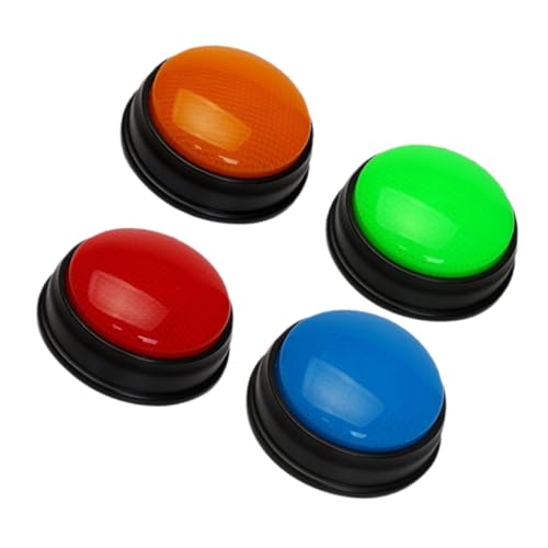 ZUNOXAZ 4 Stück Interaktive Antwortglocken für Teiliges mit Bunten Lichtern und Sound für Lernspiele Quiz und Partyspaß für Einsatz im Klassenzimmer Frühkindlichen Entwicklung ZUNOXAZ 4 Stück Interaktive Antwortglocken für Teiliges mit Bunten Lichtern und Sound für Lernspiele Quiz und Partyspaß für Einsatz im Klassenzimmer Frühkindlichen Entwicklung von ZUNOXAZ