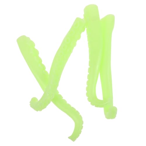 ZUNOXAZ 4 Stück Leuchtende Fingerpuppen aus Umweltfreundlichem Material Realistische Tentakel Designs Interaktive Handpuppen für Geschichtenerzählen und Kreatives Rollenspiel von ZUNOXAZ