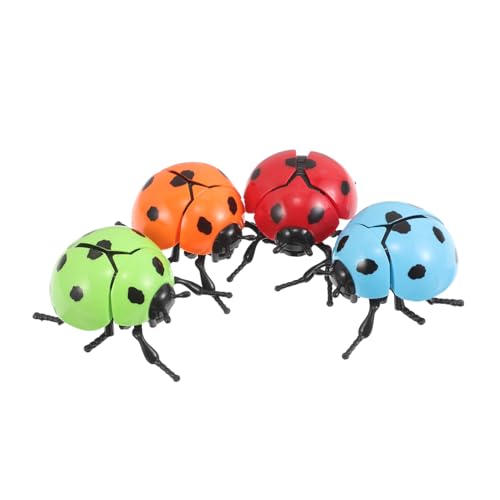 ZUNOXAZ 4 Stück Mechanische Laufkäfer für Realistische Marienkäfer mit Aufziehfunktion Buntes Insektenspielzeug für Partygeschenke Kreatives Gruppenspiel und Motorische ZUNOXAZ 4 Stück Mechanische Laufkäfer für Realistische Marienkäfer mit Aufziehfunktion Buntes Insektenspielzeug für Partygeschenke Kreatives Gruppenspiel und Motorische von ZUNOXAZ