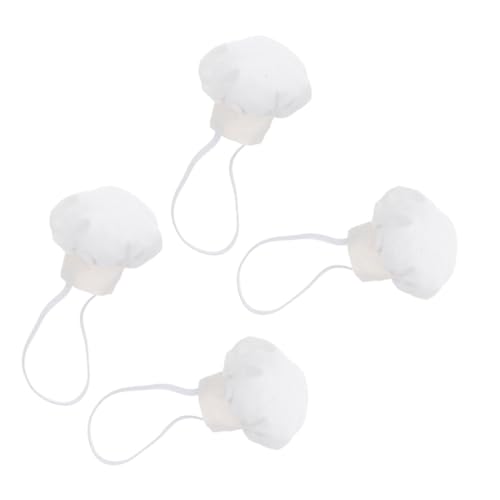 ZUNOXAZ 4 Stück Mini Weiße Kochmützen für Puppen Kleine Baumwoll Hüte für DIY Bastelprojekte Puppenhaus Zubehör Stabile Passform für Rollenspiele und Partydekorationen ZUNOXAZ 4 Stück Mini Weiße Kochmützen für Puppen Kleine Baumwoll Hüte für DIY Bastelprojekte Puppenhaus Zubehör Stabile Passform für Rollenspiele und Partydekorationen von ZUNOXAZ