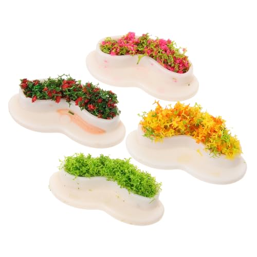 ZUNOXAZ 4 Stück Miniatur Sitzbank Modell für Puppenhaus Garten Dekoration Geeignet als Foto Requisite Sandtisch Zubehör Mikro Landschafts Ornament in Rot und Grün ZUNOXAZ 4 Stück Miniatur Sitzbank Modell für Puppenhaus Garten Dekoration Geeignet als Foto Requisite Sandtisch Zubehör Mikro Landschafts Ornament in Rot und Grün von ZUNOXAZ