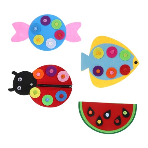 ZUNOXAZ 4 Stück Montessori Knopf und Reißverschluss Übungsset Teilig aus Weichem Buntes DIY Lernspielzeug für Vorschulkinder zur Feinmotorik Kreativität und Tastgefühl ZUNOXAZ 4 Stück Montessori Knopf und Reißverschluss Übungsset Teilig aus Weichem Buntes DIY Lernspielzeug für Vorschulkinder zur Feinmotorik Kreativität und Tastgefühl von ZUNOXAZ