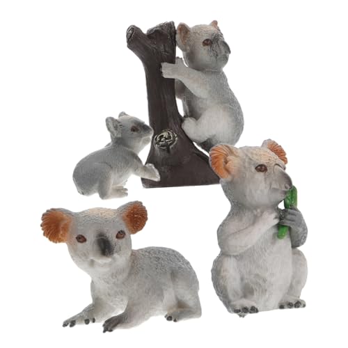 ZUNOXAZ 4 Stück Simulation Tiermodell Koalabär Gartendekorationen Mooslandschaft Tierornamente Koala Tierkuchendekorationen Koalafigur Mikrolandschaftsdekor Koalafigur PVC Grau ZUNOXAZ 4 Stück Simulation Tiermodell Koalabär Gartendekorationen Mooslandschaft Tierornamente Koala Tierkuchendekorationen Koalafigur Mikrolandschaftsdekor Koalafigur PVC Grau von ZUNOXAZ