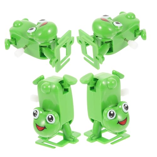 ZUNOXAZ 4 Stück Teiliges Aufziehspielzeug Froschform aus Langlebigem Kunststoff Mechanischer Hüpfend und Laufend Lustiges Kinderspielzeug als Geschenk für Mädchen und Jungen ZUNOXAZ 4 Stück Teiliges Aufziehspielzeug Froschform aus Langlebigem Kunststoff Mechanischer Hüpfend und Laufend Lustiges Kinderspielzeug als Geschenk für Mädchen und Jungen von ZUNOXAZ