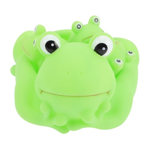 ZUNOXAZ 4 Stück Teiliges Badespielzeug aus Sicherem Material Lustige Frosch Form mit Quietscher für Kleinkinderhände Fördert Hand Augen Koordination und Badefreude im Badewannen Spielspaß ZUNOXAZ 4 Stück Teiliges Badespielzeug aus Sicherem Material Lustige Frosch Form mit Quietscher für Kleinkinderhände Fördert Hand Augen Koordination und Badefreude im Badewannen Spielspaß von ZUNOXAZ