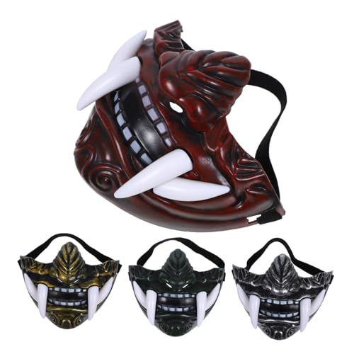 ZUNOXAZ 4 Stück Teiliges Japanisches Performance Cosplay Masken Wiederverwendbare Party und Halloween Masken mit Lebendigen Farben Authentisch für Bühnenauftritte und Kostümfeste Geeignet ZUNOXAZ 4 Stück Teiliges Japanisches Performance Cosplay Masken Wiederverwendbare Party und Halloween Masken mit Lebendigen Farben Authentisch für Bühnenauftritte und Kostümfeste Geeignet von ZUNOXAZ