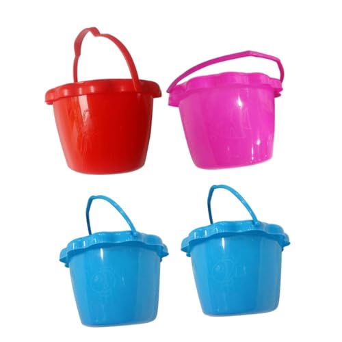 ZUNOXAZ 4 Stück Teiliges Kunststoff Eimer Strandspielzeug Leicht und Tragbar Sicher für Kreatives Sand Wasserspiel Geeignet für Outdoor und Indoor Zufällige Farbe Zufällige Farbe ZUNOXAZ 4 Stück Teiliges Kunststoff Eimer Strandspielzeug Leicht und Tragbar Sicher für Kreatives Sand Wasserspiel Geeignet für Outdoor und Indoor Zufällige Farbe Zufällige Farbe von ZUNOXAZ