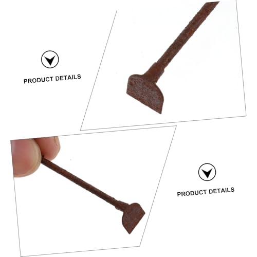 ZUNOXAZ 4 Stück Teiliges Miniatur Gartenwerkzeug Set mit Rechen und Schaufel Rustikale Vintage Gartendeko für Puppenhäuser Feengärten DIY für Bastelprojekte ZUNOXAZ 4 Stück Teiliges Miniatur Gartenwerkzeug Set mit Rechen und Schaufel Rustikale Vintage Gartendeko für Puppenhäuser Feengärten DIY für Bastelprojekte von ZUNOXAZ