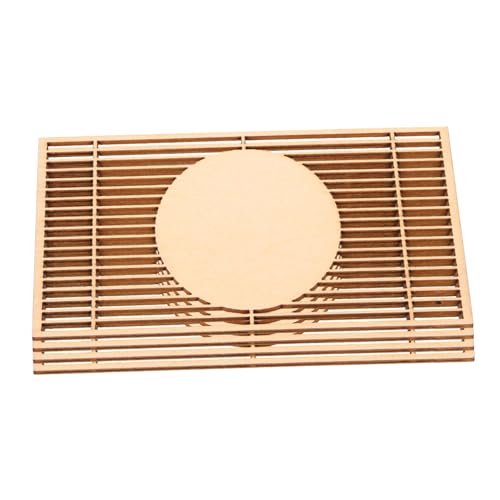 ZUNOXAZ 4 Stück Teiliges Miniatur holzbildschirm Modell für Sandtisch Dekoration Langlebig Realistisch Platzsparend für Puppenhaus zubehör Spielumgebungen von ZUNOXAZ