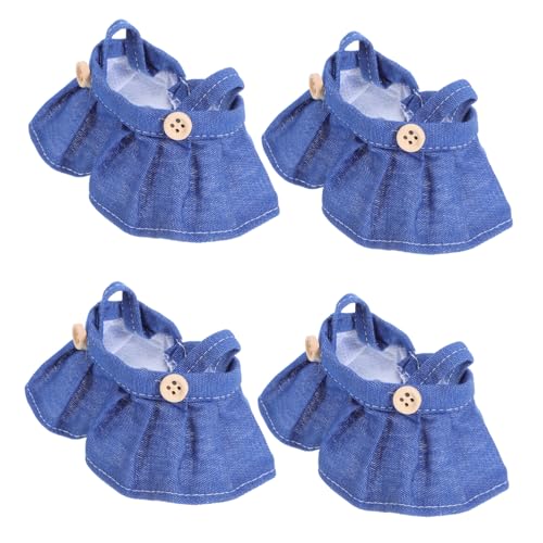 ZUNOXAZ 4 Stück Teiliges Puppenkleidungs Puppen Weicher Stoffrock Bequeme Overalls Stylisches Kostüm für Puppen Vielseitig Einsetzbare Kleidung für Kreatives Ankleiden ZUNOXAZ 4 Stück Teiliges Puppenkleidungs Puppen Weicher Stoffrock Bequeme Overalls Stylisches Kostüm für Puppen Vielseitig Einsetzbare Kleidung für Kreatives Ankleiden von ZUNOXAZ
