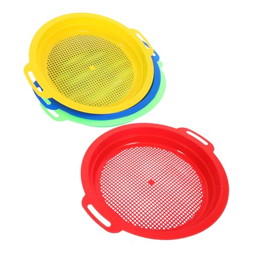 ZUNOXAZ 4 Stück Teiliges Sandspielzeug Kunststoff Sandsieb Strandspielzeug Leicht Handhabbar Langlebig für Kleinkinder und Sommer Draußen Zufällige Farbe ZUNOXAZ 4 Stück Teiliges Sandspielzeug Kunststoff Sandsieb Strandspielzeug Leicht Handhabbar Langlebig für Kleinkinder und Sommer Draußen Zufällige Farbe von ZUNOXAZ
