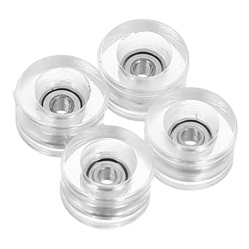 ZUNOXAZ 4 Stück Teiliges Transparentes Finger Skateboard Wheels mit Hochgeschwindigkeits Präzisionslagern Kompatibel Einfache Montage Professionelles Skateboardzubehör für Jungen und ZUNOXAZ 4 Stück Teiliges Transparentes Finger Skateboard Wheels mit Hochgeschwindigkeits Präzisionslagern Kompatibel Einfache Montage Professionelles Skateboardzubehör für Jungen und von ZUNOXAZ