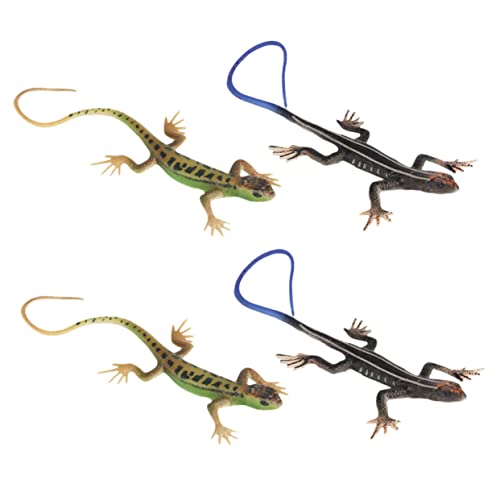 ZUNOXAZ 4 Stück Vierbeiniges Schlangenspielzeug Simulation Eidechsendekoration Simulation Einer Eidechsenfigur realistische Simulations-Eidechsenfiguren Simulation Tierfigur Plastik ZUNOXAZ 4 Stück Vierbeiniges Schlangenspielzeug Simulation Eidechsendekoration Simulation Einer Eidechsenfigur realistische Simulations-Eidechsenfiguren Simulation Tierfigur Plastik von ZUNOXAZ