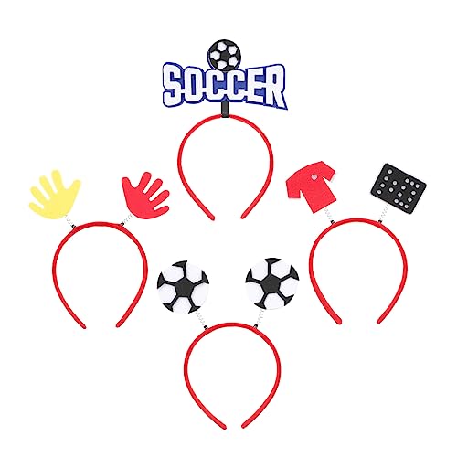 ZUNOXAZ 4 Stück WM-Stirnband Mädchen Fußball Fußballzubehör Sport-Stirnbänder für Mädchen Sport Stirnband Haarreifen für Fußballfans Eva Party Haarrefer gefühlt ZUNOXAZ 4 Stück WM-Stirnband Mädchen Fußball Fußballzubehör Sport-Stirnbänder für Mädchen Sport Stirnband Haarreifen für Fußballfans Eva Party Haarrefer gefühlt von ZUNOXAZ