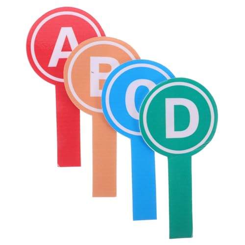 ZUNOXAZ 4 Stück Wiederverwendbare Abstimmungspaddel A-d-Buchstaben-abstimmungspaddel Antwortpaddel Bietpaddel Abstimmungspaddel Schulabstimmungsbrett Für Auktionen, Bewertung Und ZUNOXAZ 4 Stück Wiederverwendbare Abstimmungspaddel A-d-Buchstaben-abstimmungspaddel Antwortpaddel Bietpaddel Abstimmungspaddel Schulabstimmungsbrett Für Auktionen, Bewertung Und von ZUNOXAZ