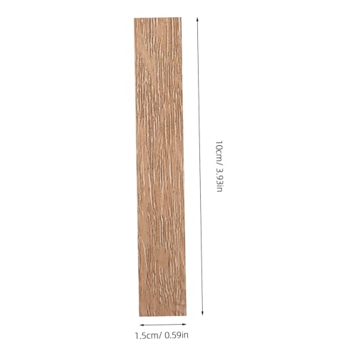 ZUNOXAZ 40 Stück Maßstab Selbstklebende Holzmaserung Bodenplatten Langlebig Robust Leicht Für Miniatur Haus Dekoration von ZUNOXAZ