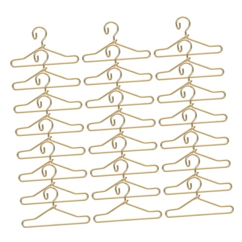 ZUNOXAZ 40 Stück Miniatur Puppen kleiderbügel aus Metall Goldfarbene Mini wäschebügel für Puppenkleidung Robust und Sicher für Puppenschrank und Puppenhaus Zubehör ZUNOXAZ 40 Stück Miniatur Puppen kleiderbügel aus Metall Goldfarbene Mini wäschebügel für Puppenkleidung Robust und Sicher für Puppenschrank und Puppenhaus Zubehör von ZUNOXAZ