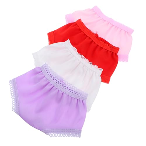 ZUNOXAZ 4Stücke Puppenunterwäsche Für Spielzeugpuppen Puppenzubehör Für Fantasievolles Wechselbare Puppenkleidung ZUNOXAZ 4Stücke Puppenunterwäsche Für Spielzeugpuppen Puppenzubehör Für Fantasievolles Wechselbare Puppenkleidung von ZUNOXAZ