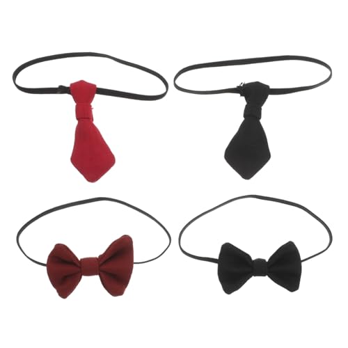 ZUNOXAZ 4pcs Puppenkleidung Accessoires Herren Krawatten Alptraumpuppenhals Krawatten Skinny Krawatte Formelle Bindungen Für Hochzeiten Meetings Formelle Anlässe von ZUNOXAZ