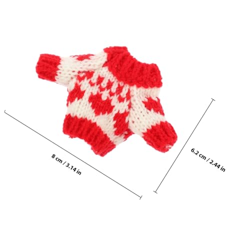 ZUNOXAZ 5 Stck. Teiliges Puppenpullover aus Baumwolle Austauschbare Puppenkleidung für Winter Modische Leichte Outfits mit Süßen Mustern für Mädchen und Kreative Puppenbekleidung ZUNOXAZ 5 Stck. Teiliges Puppenpullover aus Baumwolle Austauschbare Puppenkleidung für Winter Modische Leichte Outfits mit Süßen Mustern für Mädchen und Kreative Puppenbekleidung von ZUNOXAZ