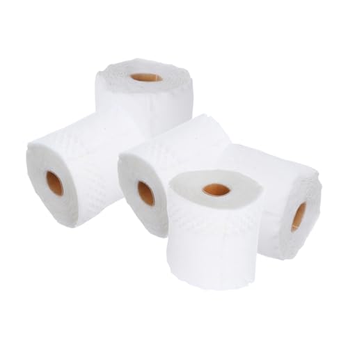 ZUNOXAZ 5 Stück Miniatur Toilettenpapier Realistisches Puppenhaus Zubehör für Rollenspiel DIY Dekoration und Fotografie Geeignet für Badezimmer und Miniaturlandschaften von ZUNOXAZ