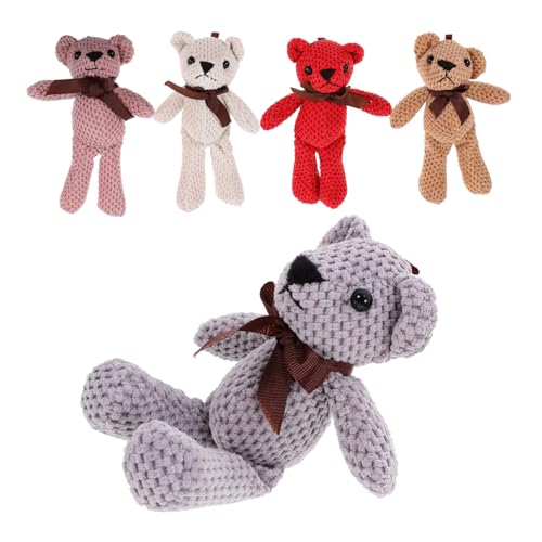 ZUNOXAZ 5 Stück Plüschspielzeugpuppe süßer Kleiner Bär trägt Masse süßer Bär Plüschbärenspielzeug Stofftier Bär tragen Kuscheltier Bärenspielzeug weiches gefülltes Tier Stoffbären ZUNOXAZ 5 Stück Plüschspielzeugpuppe süßer Kleiner Bär trägt Masse süßer Bär Plüschbärenspielzeug Stofftier Bär tragen Kuscheltier Bärenspielzeug weiches gefülltes Tier Stoffbären von ZUNOXAZ