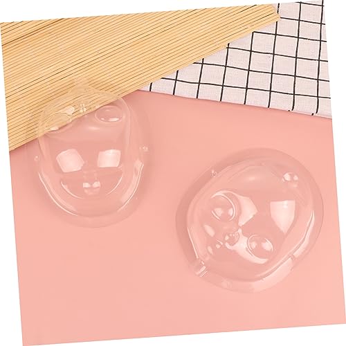 ZUNOXAZ 5 Stück Puppen Gesichtsmasken Transparente DIY Schutzmasken für Puppen für Bastelprojekte und Makeup Zubehör von ZUNOXAZ